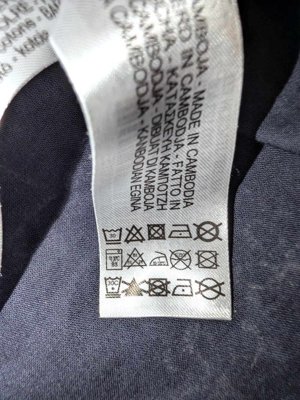 Zara | Cotton Embroidered Eyelet Midi Dress Navy & White | Size XS - Picture 11 of 12